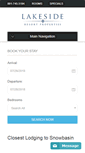 Mobile Screenshot of lakesideresortproperties.com